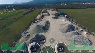 Flightplan Parrot Bebop 2 y Garmin Virb datos Telemetria