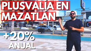 ¡Plusvalía de 20% anual en Mazatlán en el 2023! Comprando en preventa