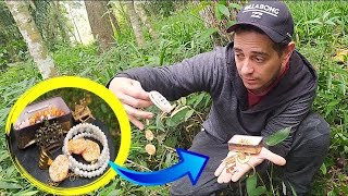 DETECTORISMO  Tesouro encontrado na Costa,  Valioso, com detector de metais, hoby do ginho da selva