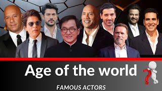 Unlocking the Ages | Exploring the World Famous Actors|Age Spectrum| age of the world famous Actors