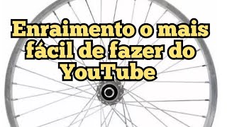 enraiamento aro 26/36 furos o mais fácil de fazer do YouTube#bicicleta.