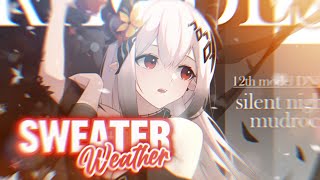 Nightcore - Sweater Weather [Female Version] II Lyrics