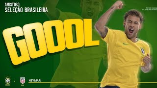 Brazil vs USA. 2--0.Goal by Neymar Jr. ..07.09.2018