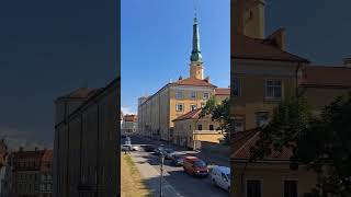 Riga Castle and sounds of the city.