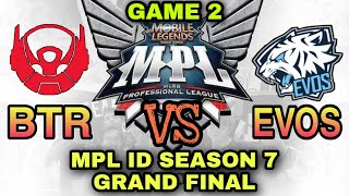 Bigetron Alpha vs Evos Legends | GAME 2 | - MPL-ID Season 7 Grand Finals Day 3 - MLBB