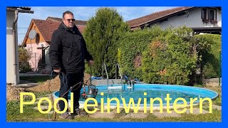 Pool einwintern 2024