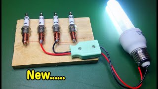 New Electric Free Energy Generator  Self Running Using By Spark Plug 100% | Science For 2021