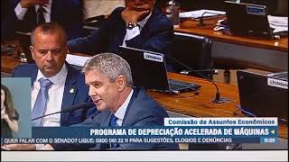 Sen. Bagatolli  e os incentivos para modernizarem  maquinas e equipamentos