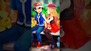 Ash X Serena edit - Ash X Serena love story 💕 - Ash Love Serena 🥰  #ashxserena#pokemonxy#viralshort