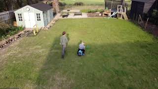 Dom and seb garden drone chase