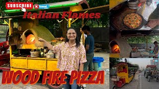 Wood Fire Pizza | Italian flames | First Time in Delhi NCR | Noida Sector 76 | K Travel Vlog