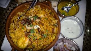 Villa Maya Nisha prawns Biriyani #villamaya #nishabiriyani  restuarant priced ar 1200 indian rupees