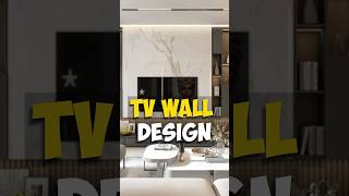 Lighting is Important: MODERN TV Wall Design #interiordesign