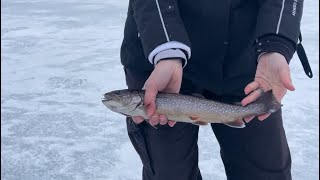 Maine ice fishing January 2023