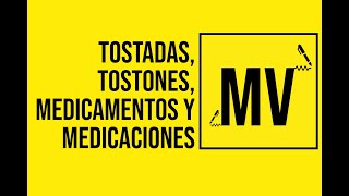 Tostadas, tostones, medicamentos y medicaciones. #Medicamento #Veterinario