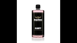 Avrinningseffekt med Angelwax CLARITY spolarvätska / fönsterputs