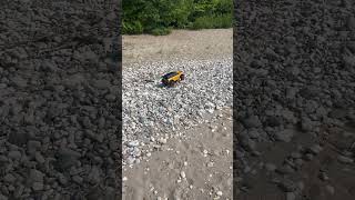 Rc car driving on the beach #traxxas #rccar #trx4 #shorts