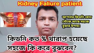 কিডনি কতটা খারাপ হয়েছে সহজে বোঝার উপায় || Kidney Faliure patient life #kidneyfailure