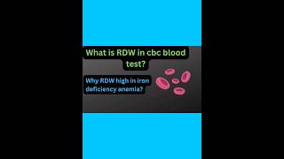 RDW stands for in cbc | Red cells distribution width increase #labtech #viralvideo #labstatus #rdw