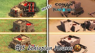 CONAN EXILES MEETS AGE OF EMPIRES #15 ETHIOPIAN HOUSES (FEUDAL AGE VARIANT)