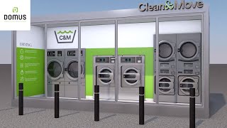 Clean&Move by Domus | www.domuslaundry.com | #coinlaundry