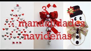 3Manualidades navideñas/¿COMO HACER MANUALIDADES NAVIDEÑAS HERMOSAS Y FACILES DE HACER/ideas navidad