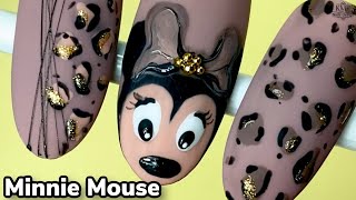 DISNEY NAILS!!! Minnie Mouse Nails! KMF Nails Design