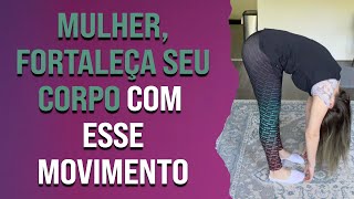 Mulher, fortaleça seu corpo com esse movimento | Pilates em Casa