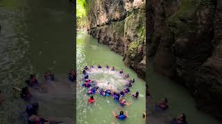 Keseruan liburan di ciwayang body rafting.wajib cobain untuk para pecinta air #ciwayangbodyrafting