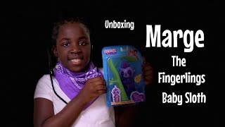 Unboxing “Marge” the Fingerlings Baby Sloth