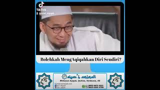 Bolehkah MengAqiqahkan Diri Sendiri? (Ustad Adi Hidayat Menjawab)