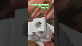 Thard Rail || Hight Adjustment #agra #agrametro #metro