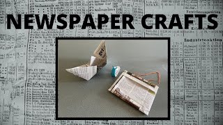 Newspaper crafts