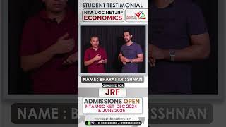 NTA UGC NET JRF Economics | June 2024 | Bharat Krisshnan | Offline Classes | Apple B Academy