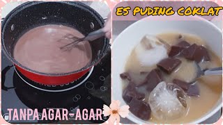 ES SANTAN PUDING COKLAT || SEGAR & ENAK COCOK BUAT TA'JIL