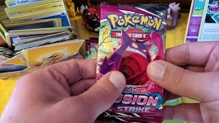 GENGAR PACK ART'S TURN! Fusion Strike Box Opening Part 3! VMAX PULL!