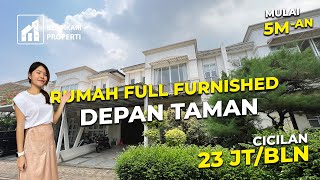 RUMAH FULL FURNISHED DEPAN TAMAN - CLUSTER VIVACIA BSD