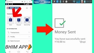 How to Send Money using BHIM app | BHIM UPI | tutorial in hindi