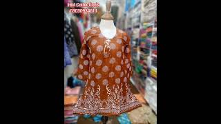 Linan Foam Gola Frock | HM Collection's | Wholesale | Garments | Faisalabad |