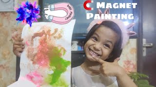 Painting With Magnets - Art Project Activities For Kids | Princess Ilisha