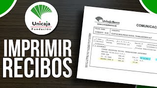 ✅Como IMPRIMIR Todos los RECIBOS del Banco Unicaja (Paso a Paso)🔴