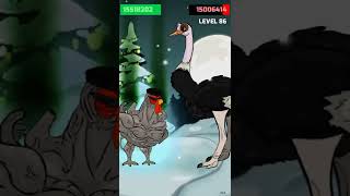 taguro vs ostrich level 86 , how many punches taguro need ?  || full videos on the channel