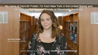 Hannah Foster, Ambassador Politics and Society 2019-2020