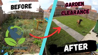 garden clearance simple job, turf laying, cultivating, grass prep work, lawn keeping happy client