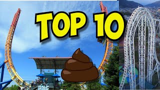 Top 10 WORST Roller Coasters in the World (2024)