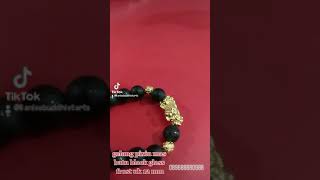 gelang pixiu emas glass frost