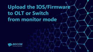 How to upload BDCOM ios from monitor mode from linux