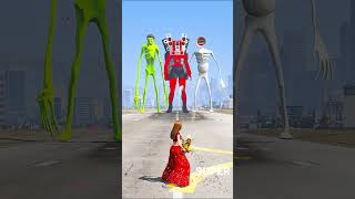 Superheroes Vs Giant Hulk Siron Head And Speaker Women Match, Who is the Powerful 🔥|#shorts