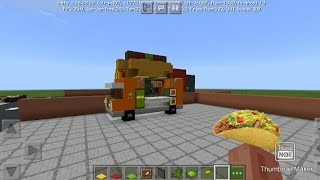 Minecraft Taco Truck | City Build | Minecraft Montage