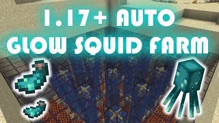 Simple Automatic Glow Squid/Glow Ink Sac Farm TUTORIAL | Minecraft 1.17+